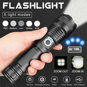 High Power USB Rechargeable Led Torch Light Waterproof SH-11